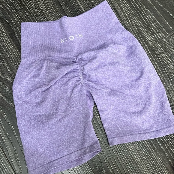 NVGTN Pants - NVGTN Purple Athletic Shorts